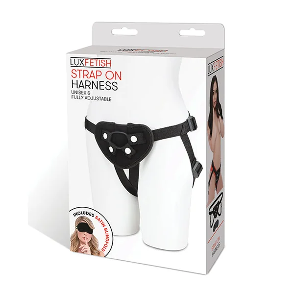 Lux Fetish Strap On Harness - Black