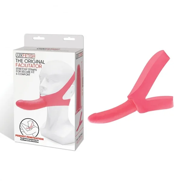Lux Fetish – The Original Facilitator Face Strap-On with Dildo