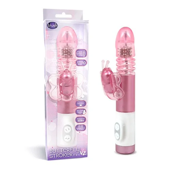 LUXE BUTTERFLY STROKER MINI PINK