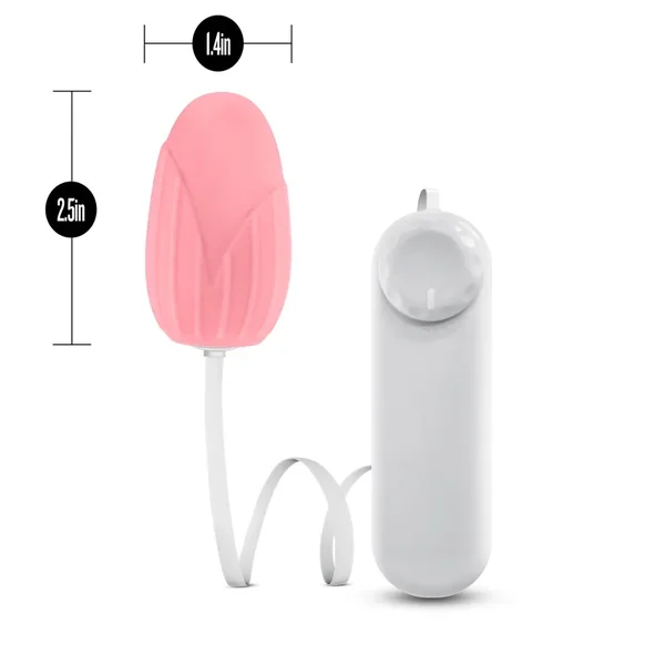 Luxe Flora Bullet Vibrator With Sleeve Multispeed Vibrating Splashproof Pink