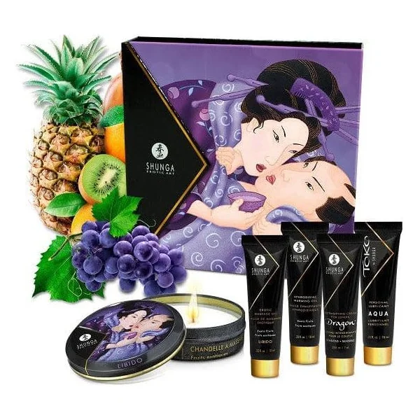 Luxury Gift Set Geisha's Secret Kit - Exotic Fruits - Shunga
