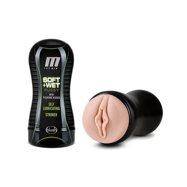 M For Men Soft & Wet Pussy Self-Lubricating Stroker – Pleasure Ridges