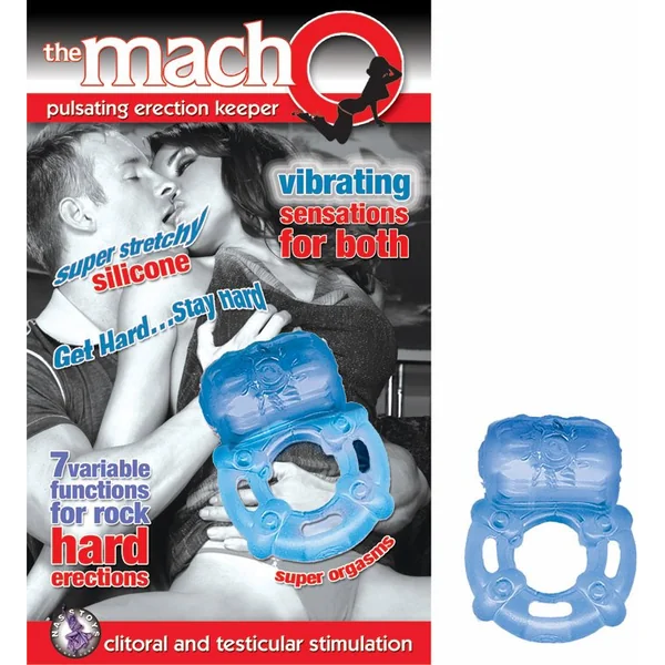 MACHO PULSATING ERECTION KEEPER BLUE
