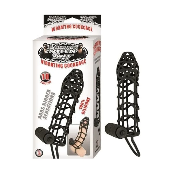 Mack Tuff Vibrating Cockcage - Black