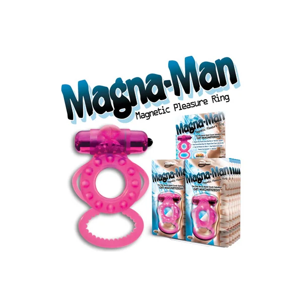 MAGNA MAN MAGNETIC RING MAGENTA