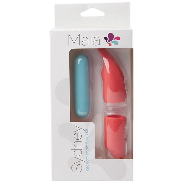 Maia Sydney Rechargeable Mini Bullet with 2 Silicone Sleeves