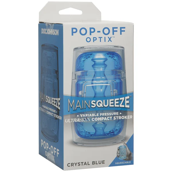 Main Squeeze Pop-Off Optix - Crystal Blue