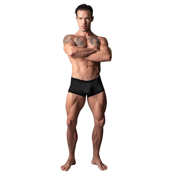 Male Power Work One Out Micro Mesh Mini Short
