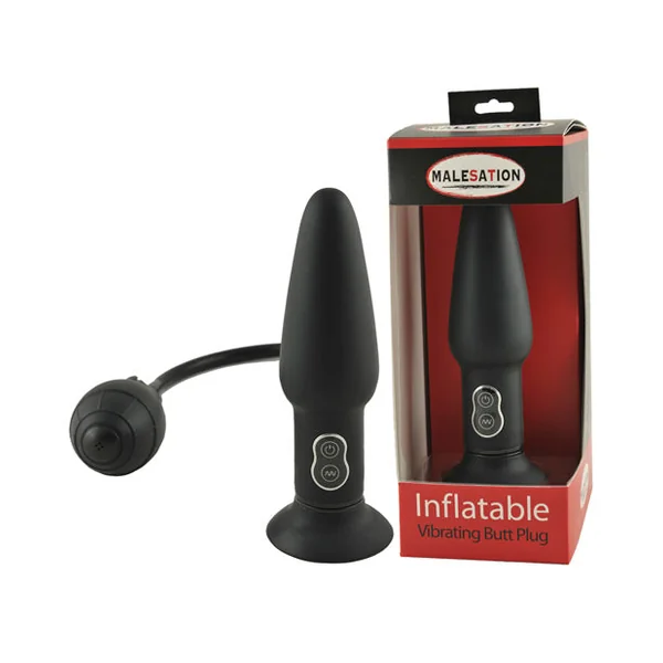 Malesation Vibrating Inflatable Butt Plug