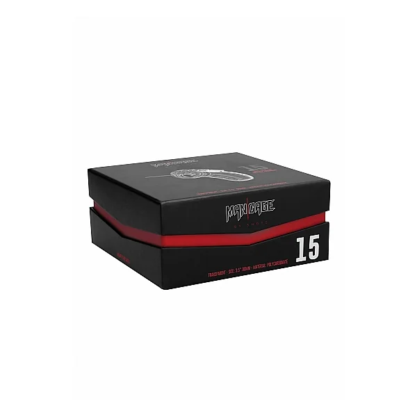 MANCAGE MODEL 15 CHASTITY 3.5 IN CAGE W/ PLUG