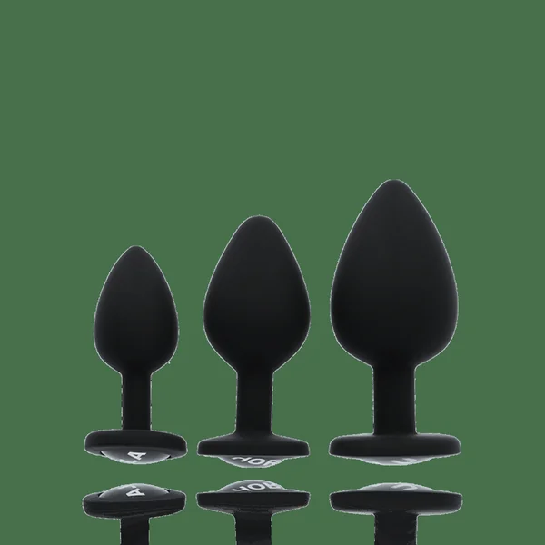 Master Series Dirty Words Silicone Anal Plug Set