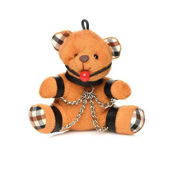 Master Series Gagged Teddy Bear Keychain