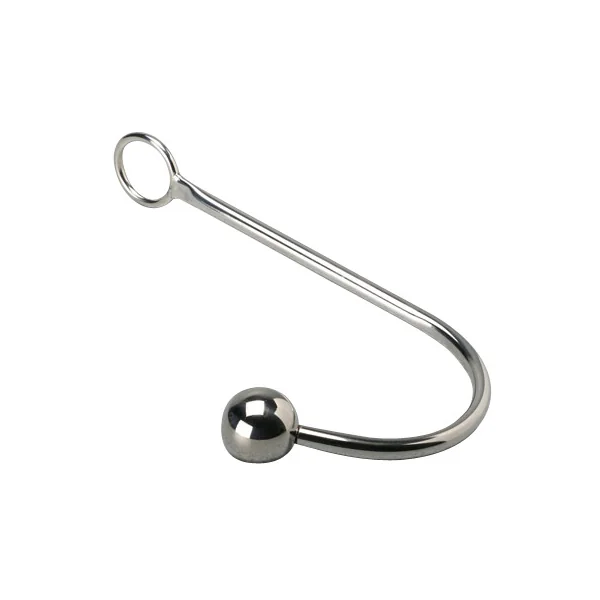 MASTER SERIES HOOKED STAINLESS STEEL ANAL HOOK