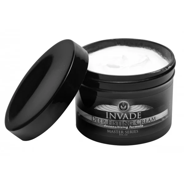 MASTER SERIES INVADE DEEP FISTING CREAM 8 OZ