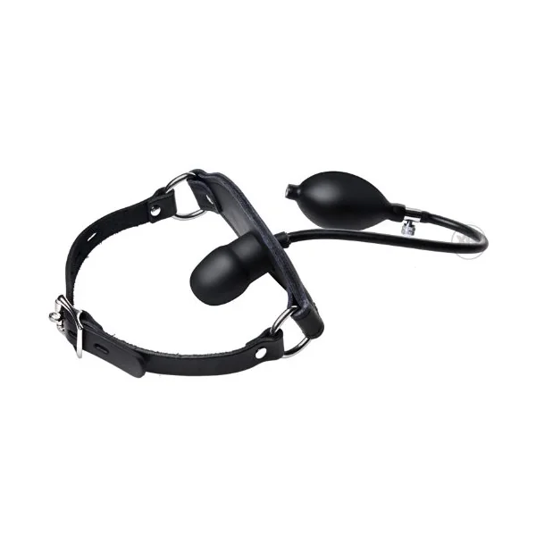 MASTER SERIES SILENCER INFLATABLE LOCKING PENIS GAG