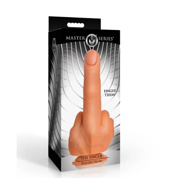 MASTER SERIES THE FINGER SILICONE DILDO