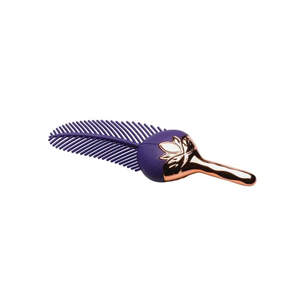Master Series The Tickler Vibrating Silicone Feather Tickler