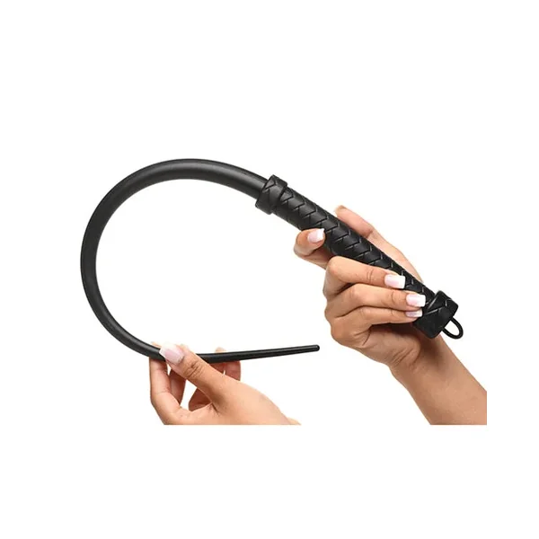 Master Series Viper Tail Silicone Whip – Black
