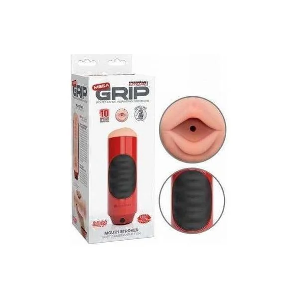 Masturbator - Vibrating mouth - Mega Grip