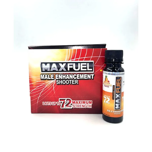 Maxfuel Male Enhancement Shooter Display of 12 - Mango