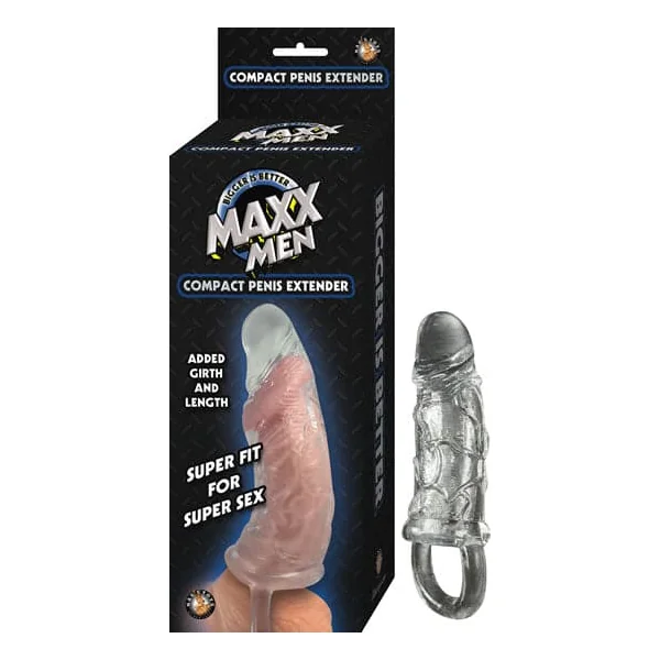 Maxx Men Compact Penis Sleeve - Clear