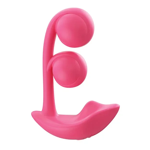 Melody Twin Balls Clit & G-Spot Vibrator – Pink