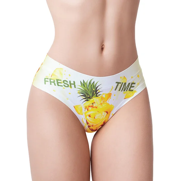 Mememe Fresh Summer Pineapple Printed Slip Xl
