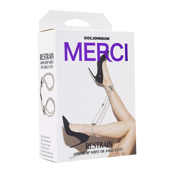 Merci 6mm Restraint Cuffs by Doc Johnson