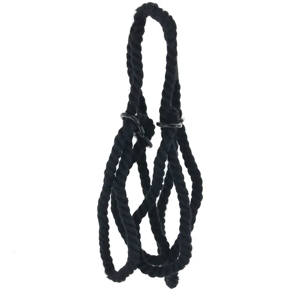 Merci Restrain Hemp Wrist/Ankle Cuffs in Black