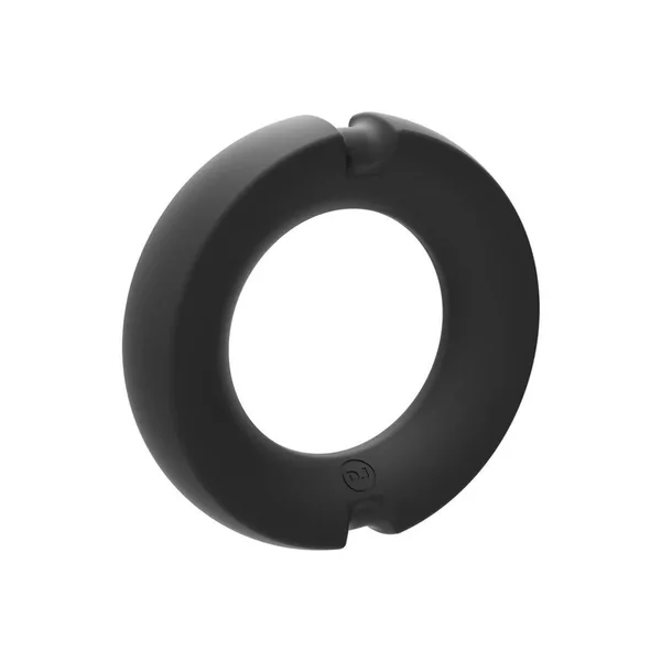 Merci Silicone Covered Metal Cock Ring 45mm – Black