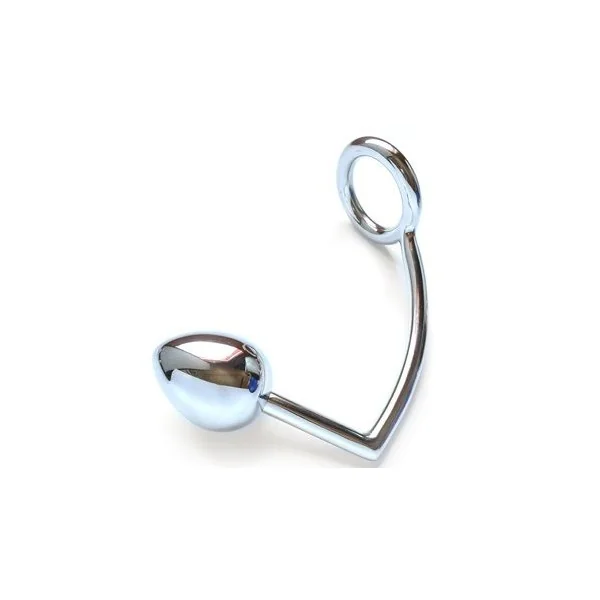 METAL HARD - RING WITH ANAL HOOK 40MM