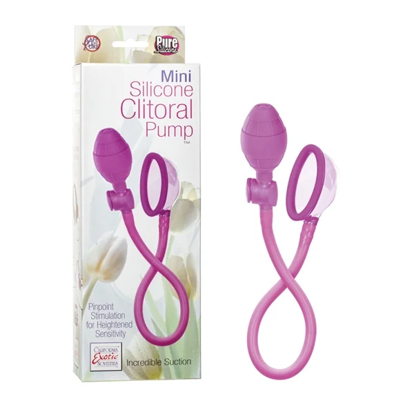 MINI SILICONE CLITORAL PUMP PINK