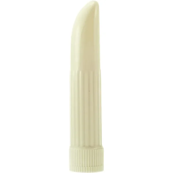 Minx Lady Lust Ribbed Mini Vibrator Ivory 4.5 Inch