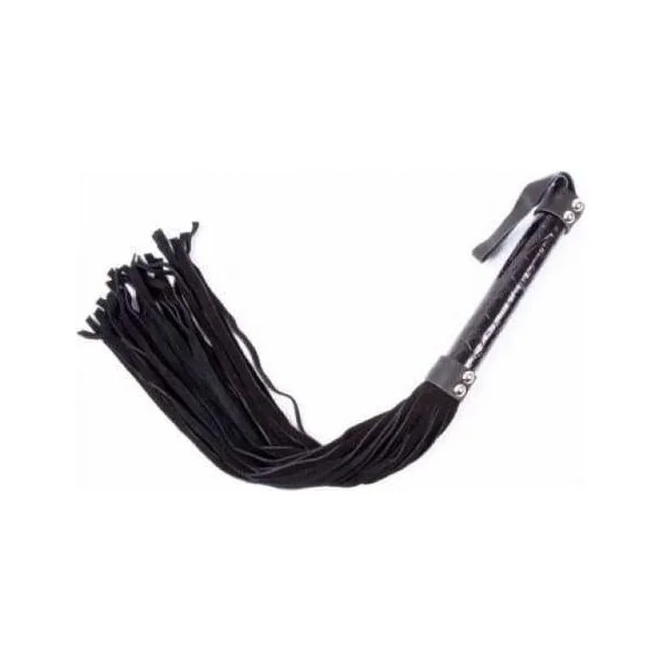 Miss Morgane - Long black suede whip