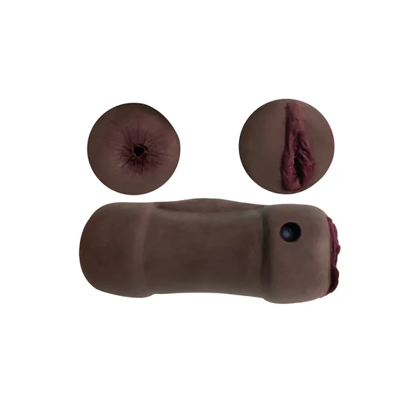 Mistress Double Stroker Natalia and Cece - Chocolate