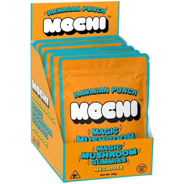 MOCHI MAGIC MUSHROOM GUMMIES 5 PACK DISPLAY HAWAIIAN PUNCH