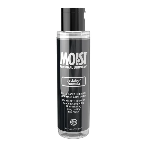Moist Backdoor Formula Water-Based Personal Lubricant – 4.4 oz