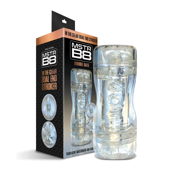 MSTR B8 IN THE CLEAR DUAL END STROKER DOUBLE DATE