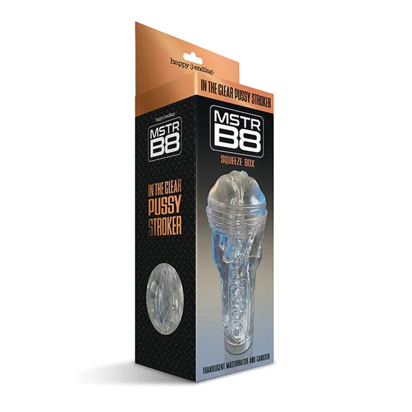 Mstr B8 In The Clear Pussy Stroker - Clear