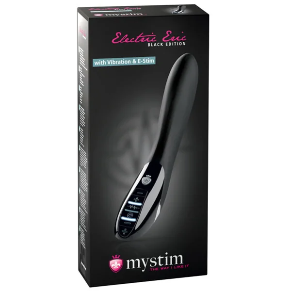 Mystim Electric Eric Estim Vibrator Black Edition - Black