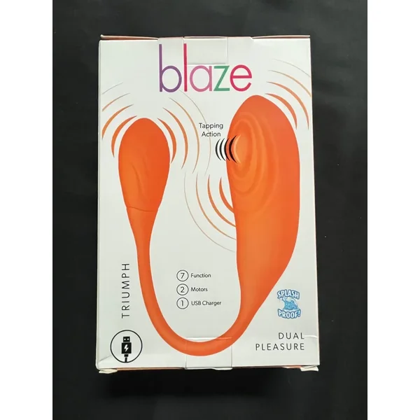 NassToys Blaze Triumph Tapping Dual Pleasure Vibe