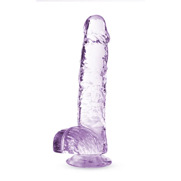 Naturally Yours - 6 Inch Crystalline Dildo - Amethyst