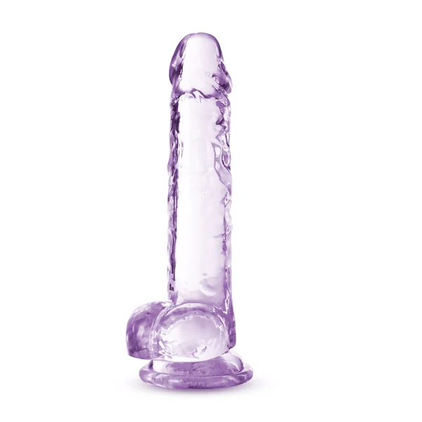 Naturally Yours - 7 Inch Crystalline Dildo - Amethhyst