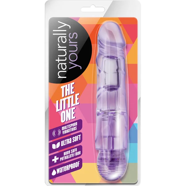 Naturally Yours The Little One Purple 6.70-Inch Long Vibrating Dildo