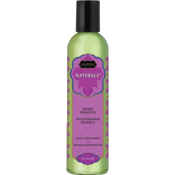 Naturals Sensual Massage Oil Island Passion Berry 8 Ounce