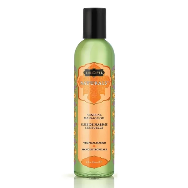 Naturals Sensual Massage Oil Tropical Mango 8 Ounce