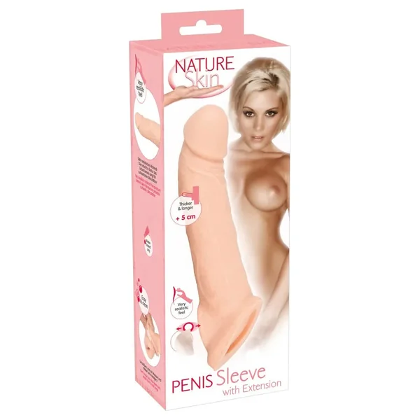 Nature Skin Penis Sleeve With Extention by You2Toys
