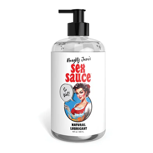 Naughty Jane's Sex Sauce Natural Lubricant - oz