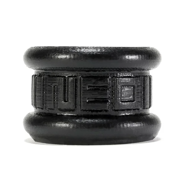 Neo 1.25 Inch Short Ball Stretcher Squishy Silicone - Smoke Black