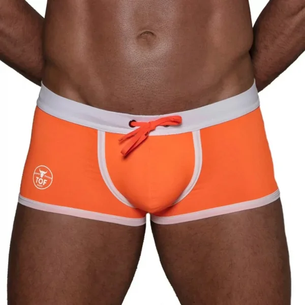 Neon Swim Trunks Orange – Size : XL